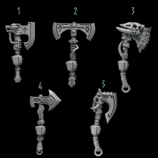 Primal Beasts [Axes] Elite Upgrade Kit (Set of 5)