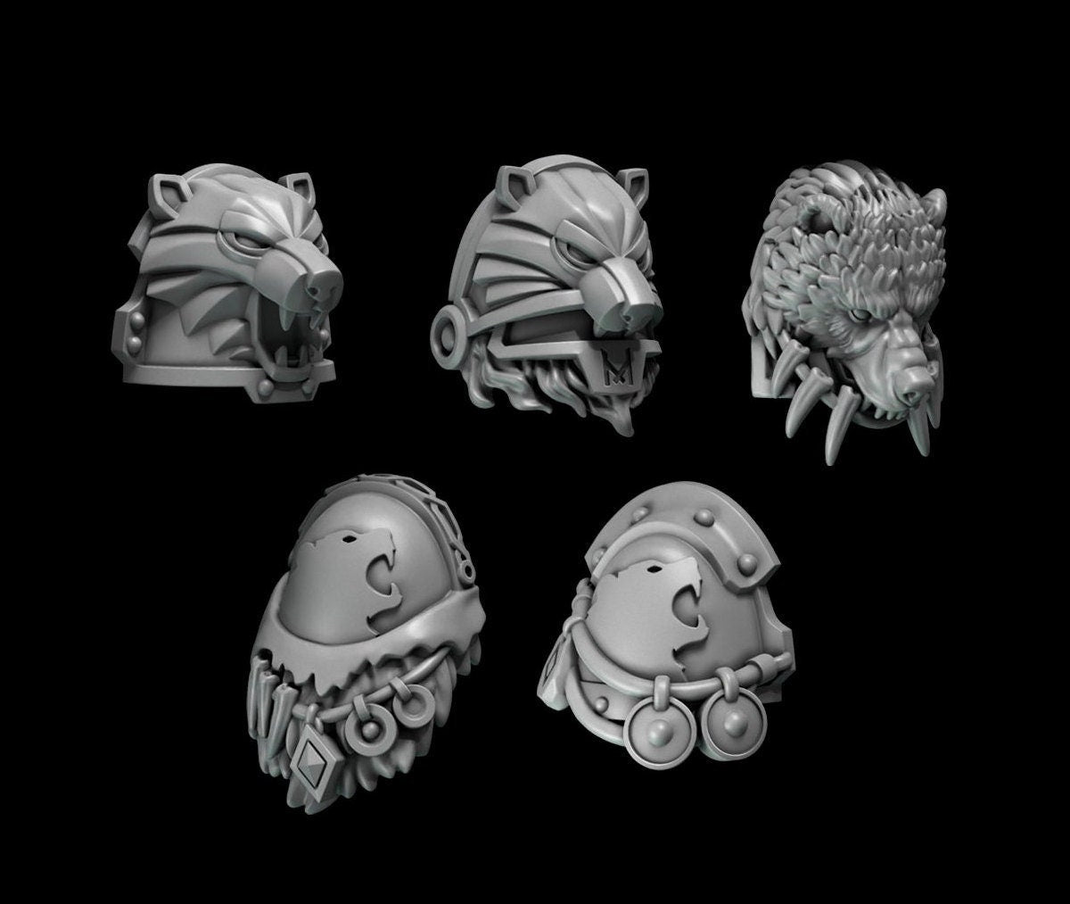 Primal Beasts Bear [Shoulders] Elite Upgrade Kit (Set of 5)