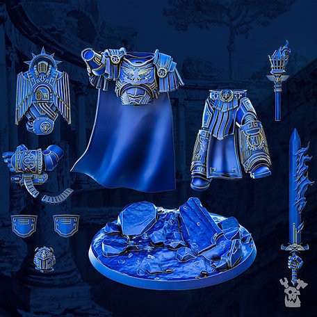Legio Prima Victrix - Quintus Aexius The Conditor by DakkaDakka Miniatures - Grimdark | Sci-fi Future | Ultra Space | Marine Warriors