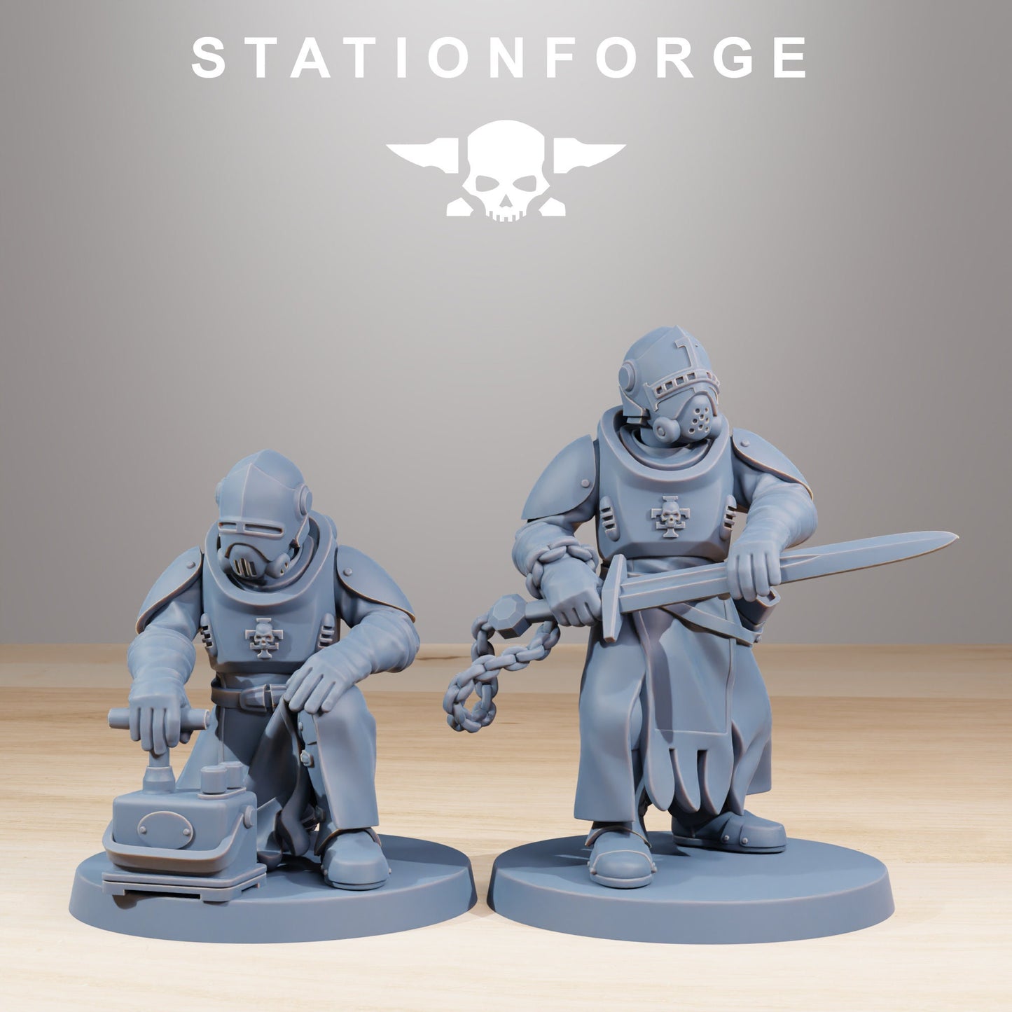 RoyalGuard Templars (Set of 12) | High Detail 8K Resolution 3D Print | Grimdark Future Fantasy | by StationForge