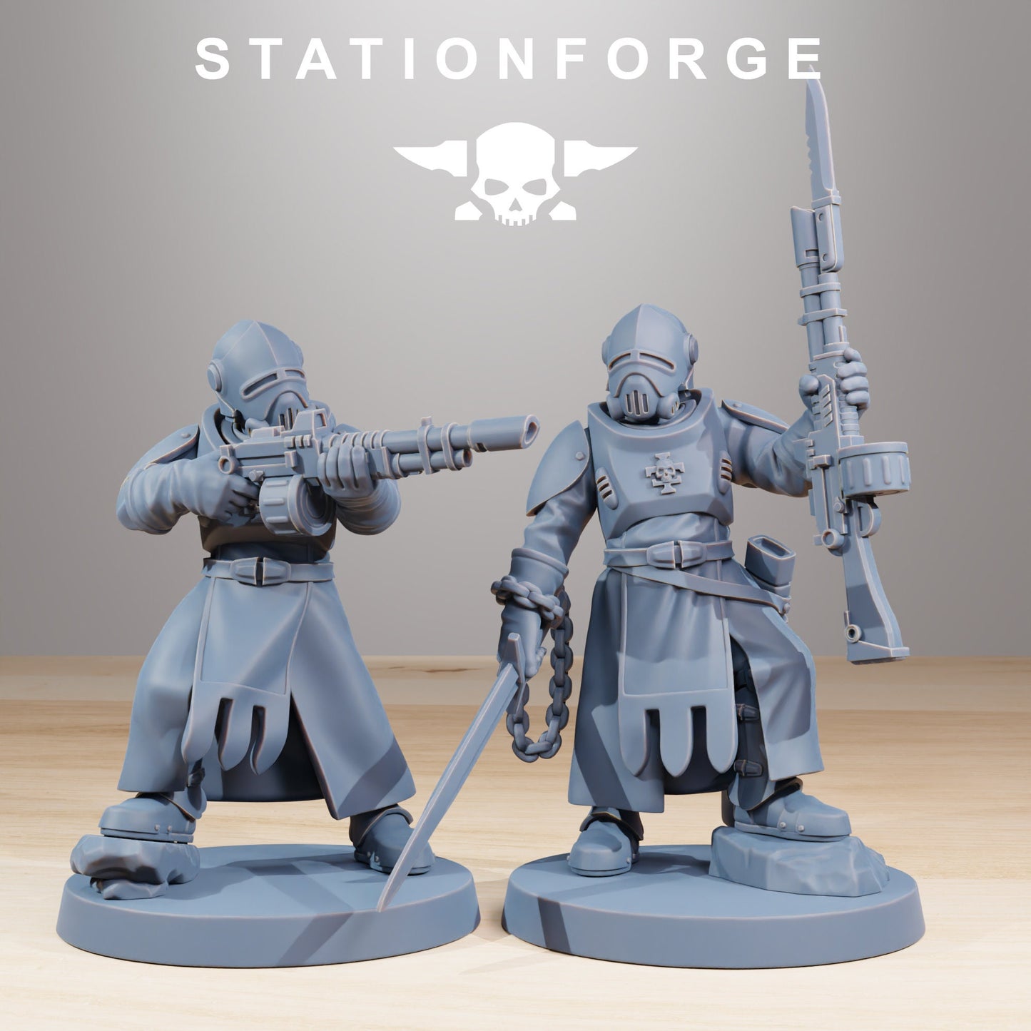 RoyalGuard Templars (Set of 12) | High Detail 8K Resolution 3D Print | Grimdark Future Fantasy | by StationForge