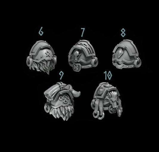 Primal Beasts Wolves [Shoulderpads #2] Elite Upgrade Kit (Set of 5)