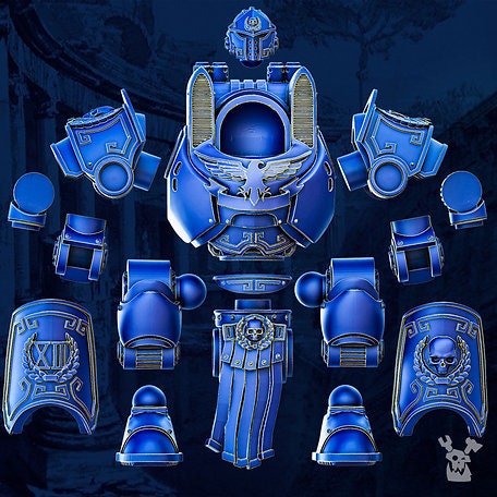 Legio Prima Victrix - Colosus by DakkaDakka Miniatures - Grimdark | Sci-fi Future | Ultra Space | Marine Warriors | Wargames