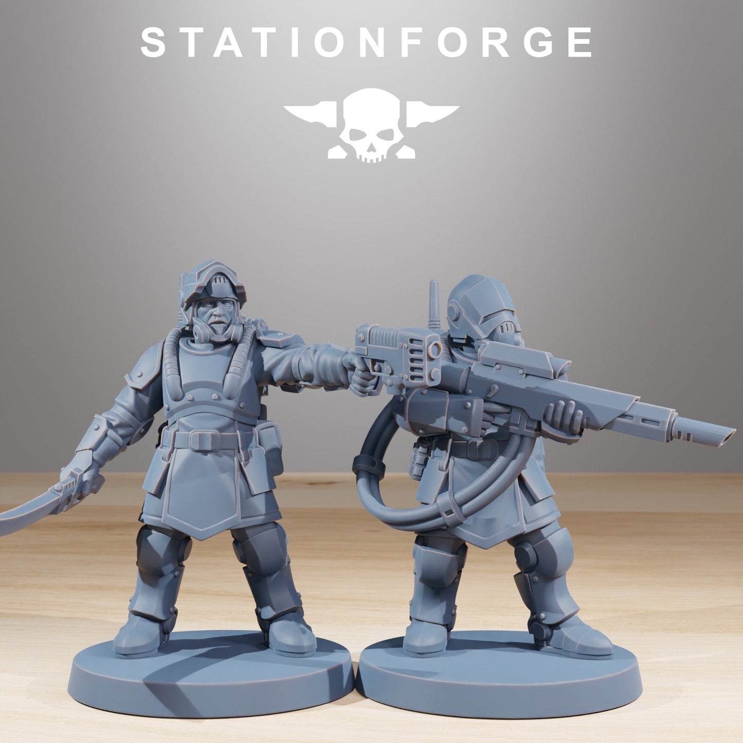 RoyalGuard Commandos (Set of 10) | High Detail 8K Resolution 3D Print | Grimdark Future Fantasy | by StationForge