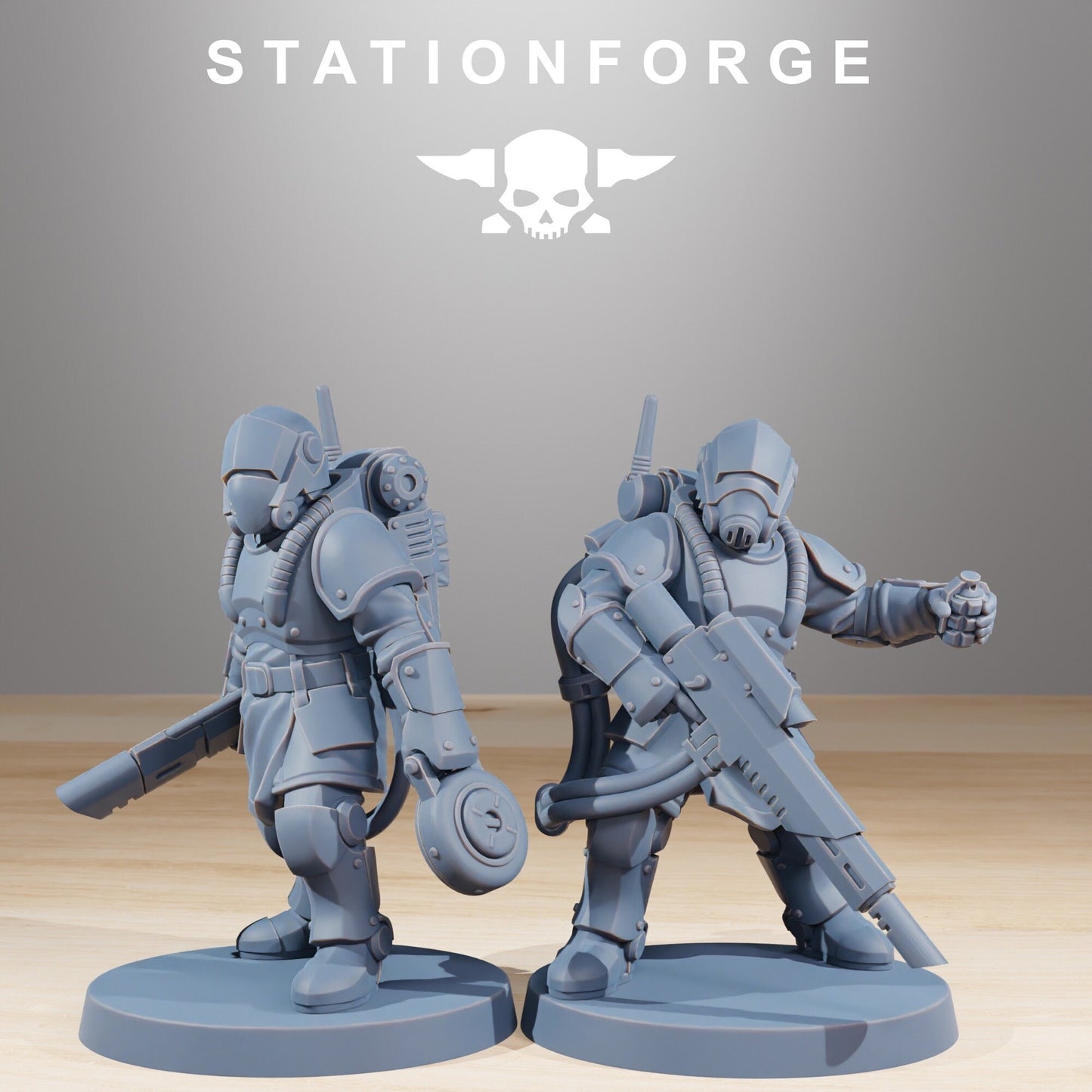 RoyalGuard Commandos (Set of 10) | High Detail 8K Resolution 3D Print | Grimdark Future Fantasy | by StationForge