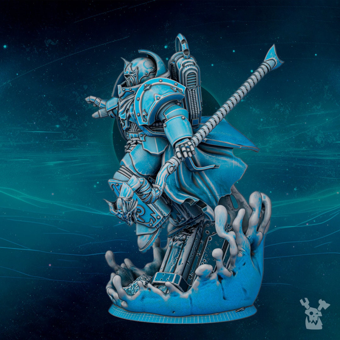 Scylla Nethuns the Tidal Wave by DakkaDakka Miniatures - Grimdark | Sci-fi Future | Ultra Space | Warrior Marines | Chaos Traitor | Alpha