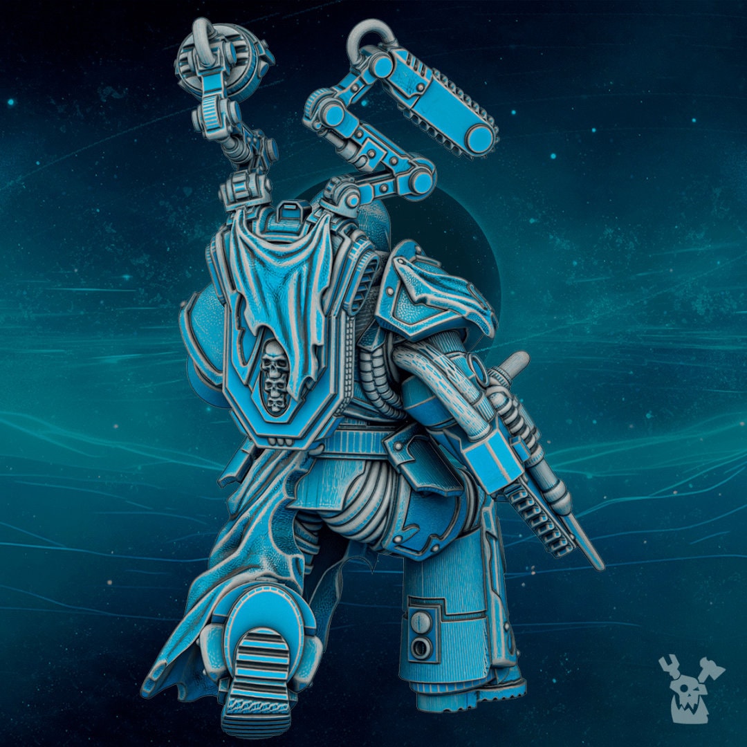 Scylla Cauros Apothecary by DakkaDakka Miniatures - Grimdark | Sci-fi Future | Ultra Space | Warrior Marines | Chaos Traitor | Alpha Omega