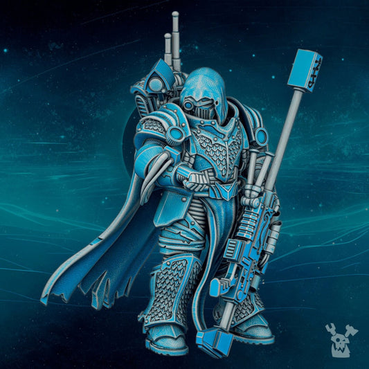 Scylla Exod the Quiet by DakkaDakka Miniatures - Grimdark | Sci-fi Future | Ultra Space | Warrior Marines | Chaos Traitor | Alpha Omega