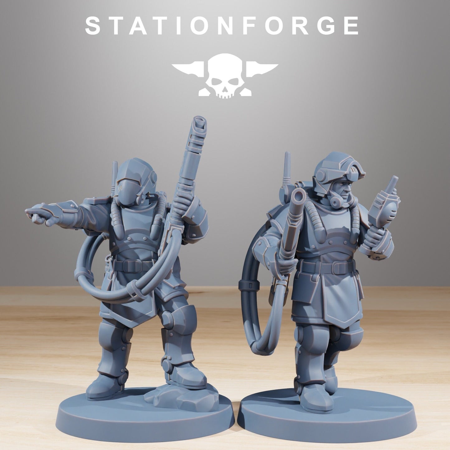 RoyalGuard Commandos (Set of 10) | High Detail 8K Resolution 3D Print | Grimdark Future Fantasy | by StationForge