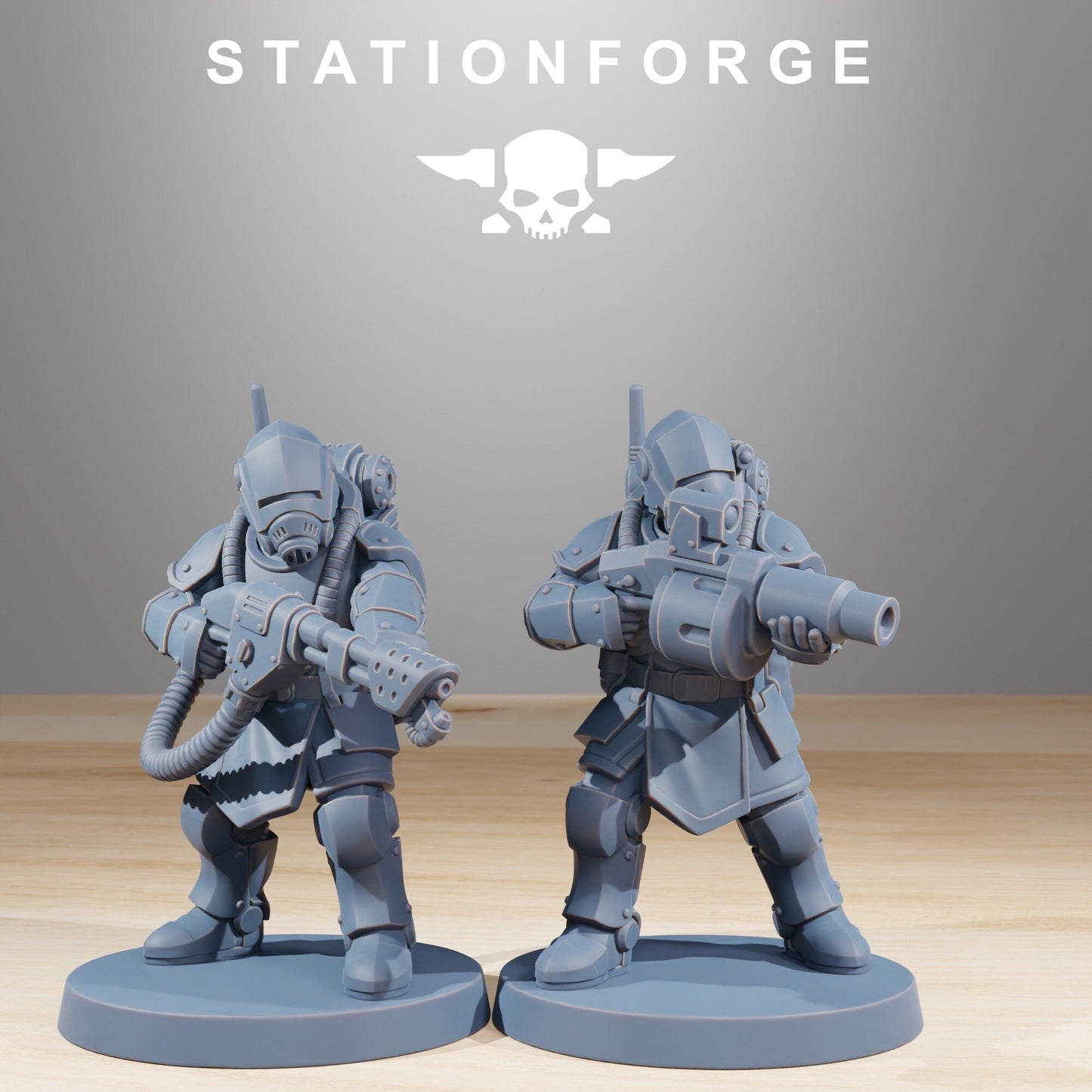 RoyalGuard Commandos (Set of 10) | High Detail 8K Resolution 3D Print | Grimdark Future Fantasy | by StationForge