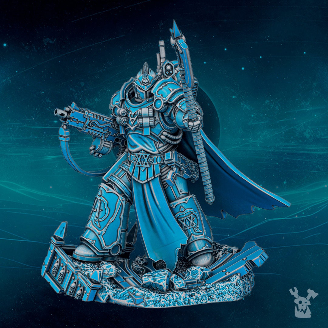 Scylla Alfarat The First Twin by DakkaDakka Miniatures - Grimdark | Sci-fi Future | Ultra Space | Warrior Marines | Chaos Traitor | Alpha