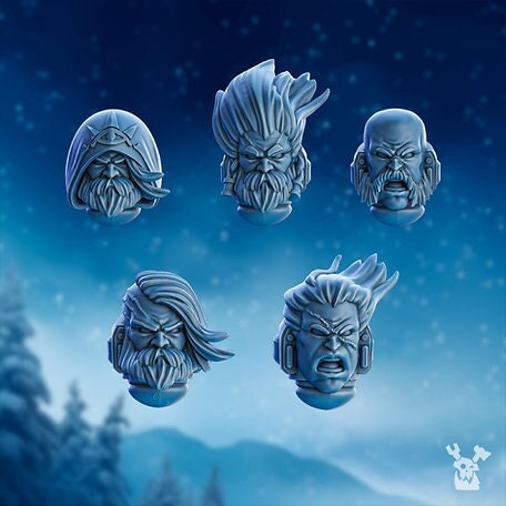 Stormbringer Com Heads (Set of 5)