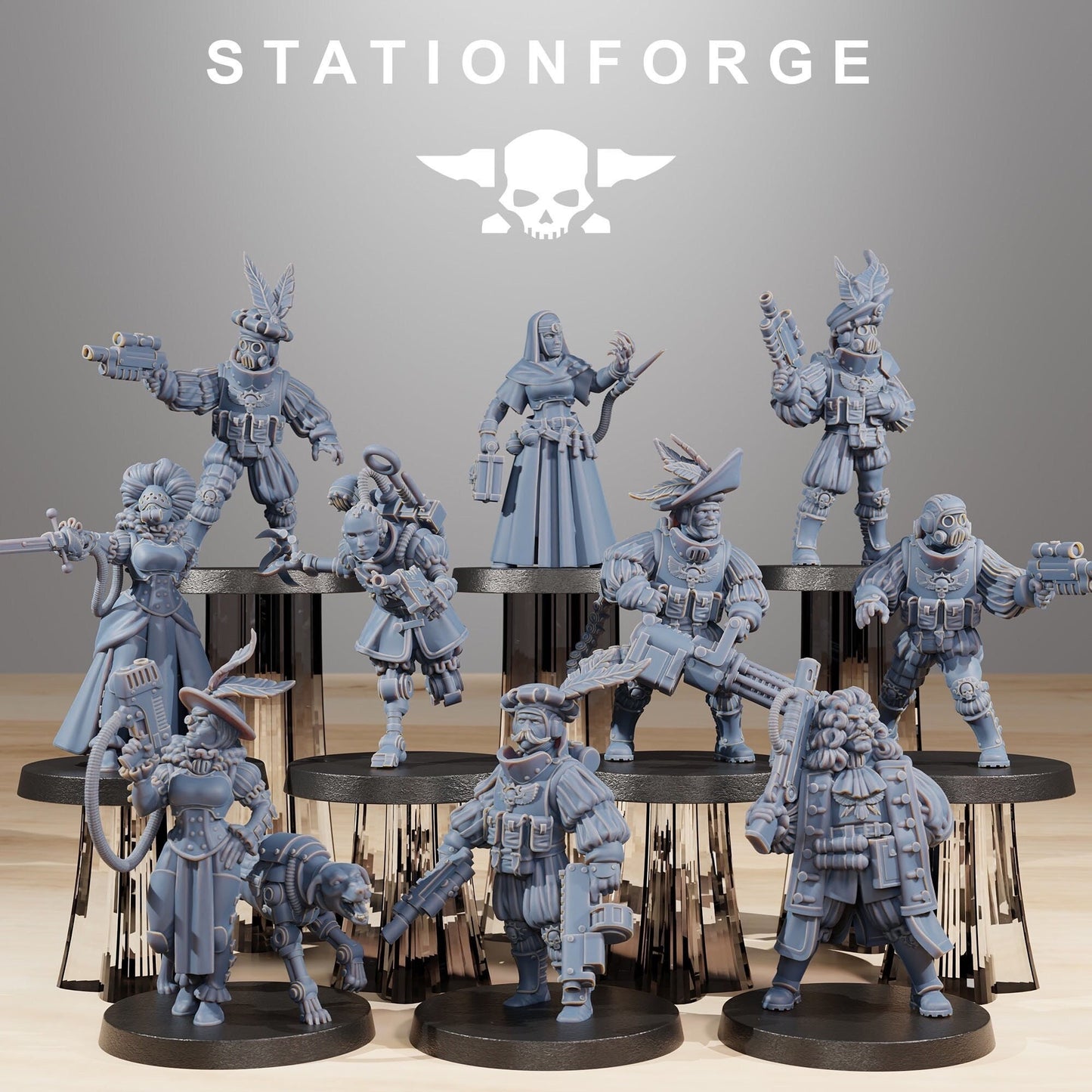 Royal Guard Starflys (Set of 10) - 16K UHD Prints | Imperial Guard | Death Division | Legion Agents | Imperium | Rogue | Traders |