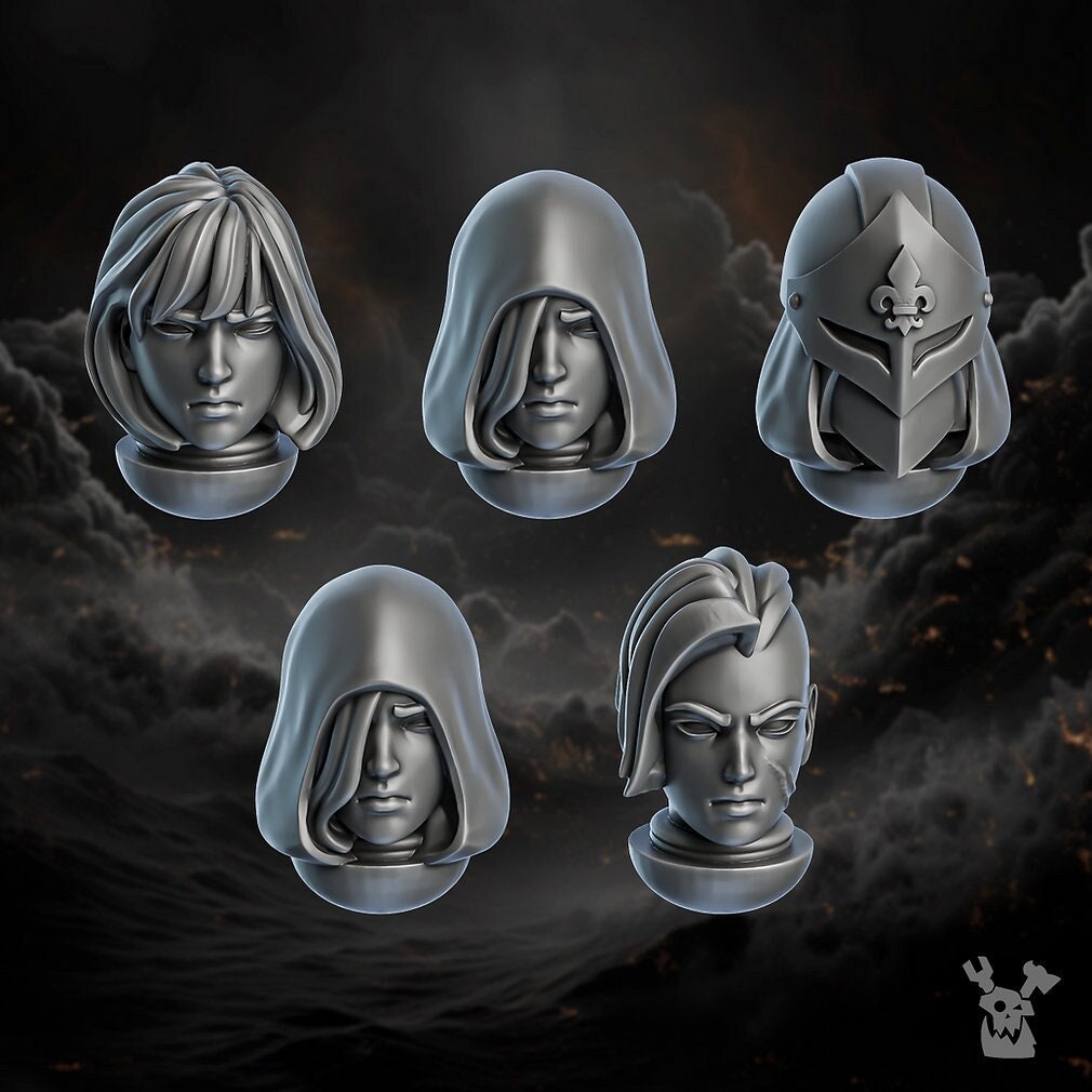 Sisters of Minor Guilt Heads #2 (Set of 5)