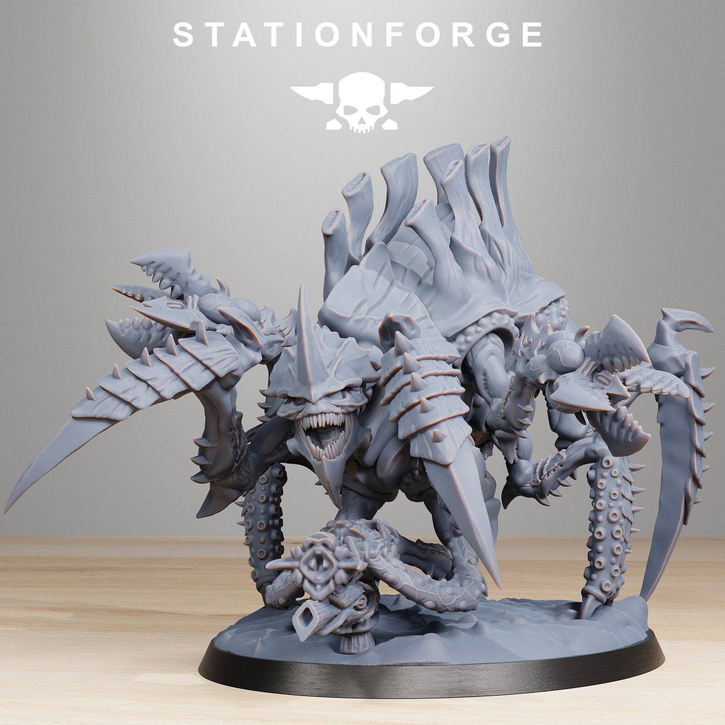 Xenarid Tygorthon 12K | 16K UHD by StationForge Miniatures - | Grimdark | Xenos | Alien | Neuro | Psyker | Synapse | Shadows In the Warp