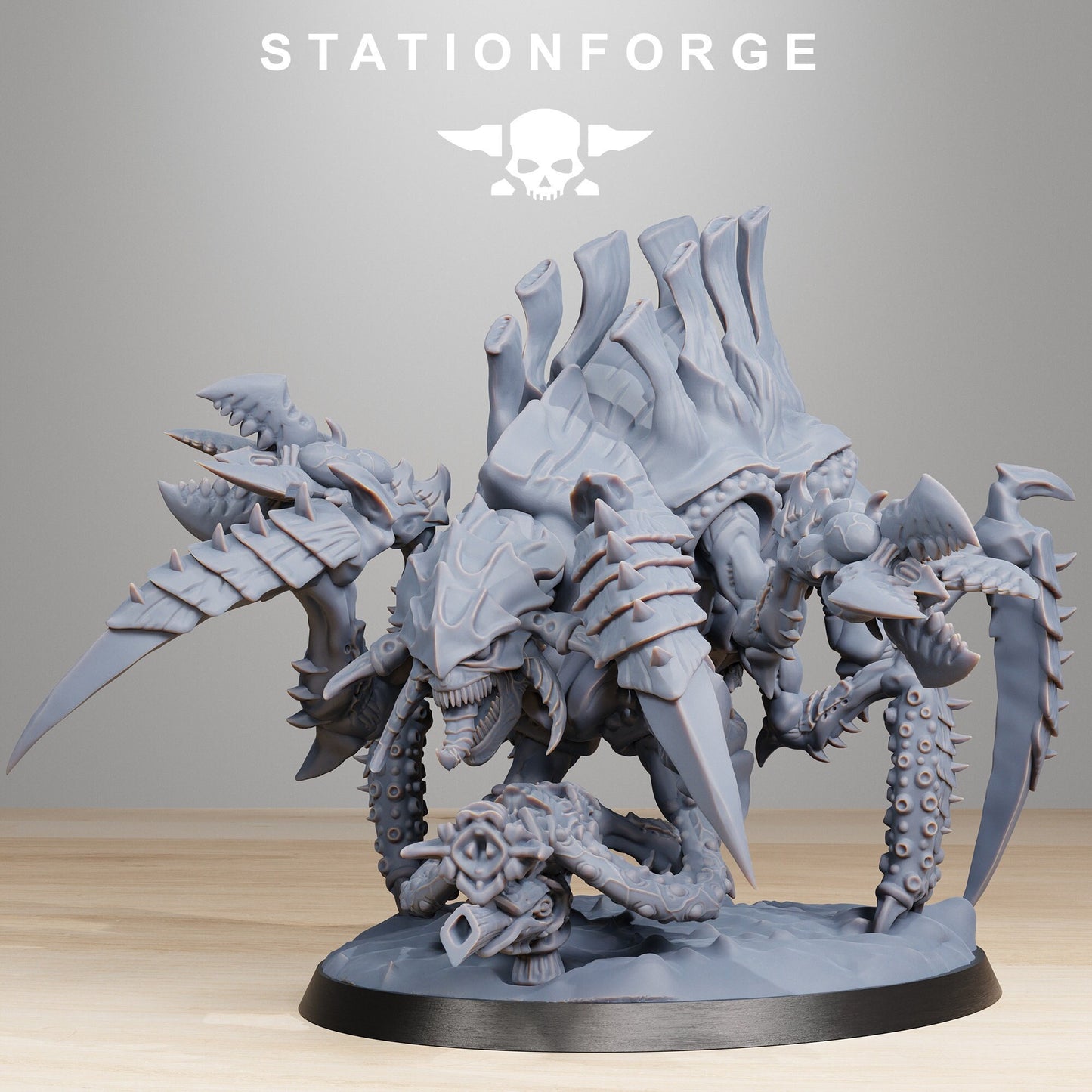 Xenarid Tygorthon 12K | 16K UHD by StationForge Miniatures - | Grimdark | Xenos | Alien | Neuro | Psyker | Synapse | Shadows In the Warp