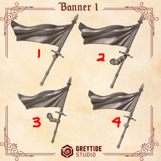 Crimson Lords Banner (Set of 4) [Greytide Studio]