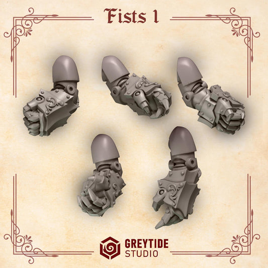 Crimson Lords Fists Ver.1 (Set of 5) [Greytide Studio]