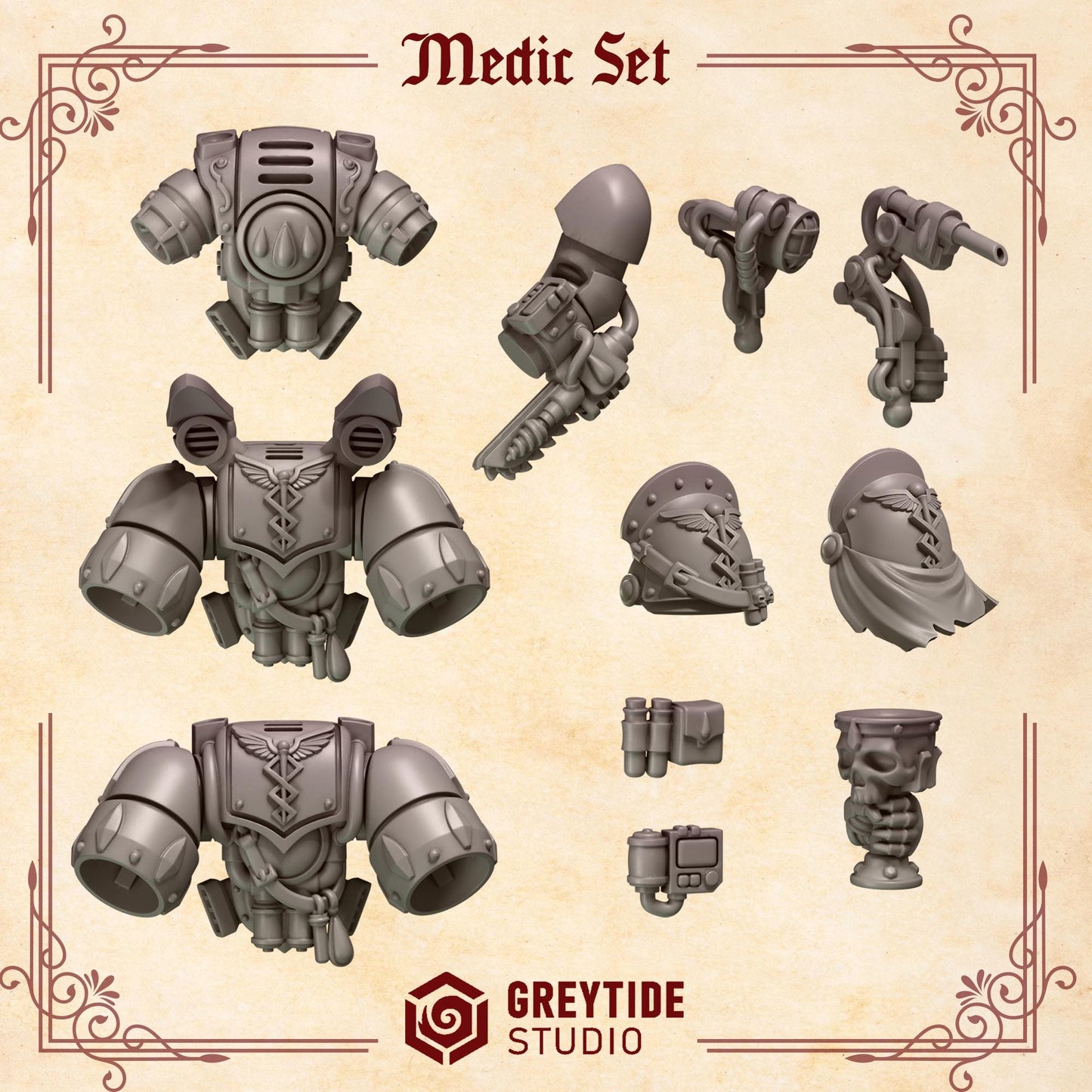 Crimson Lords Medic Upgrade Kit [Greytide Studio]