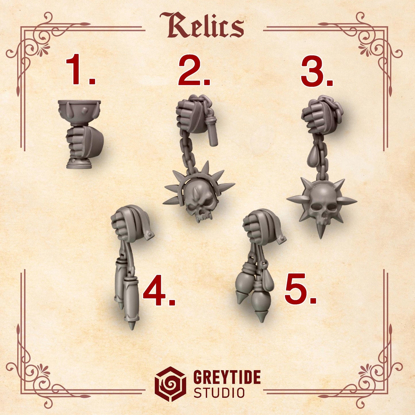 Crimson Lords Relics Kit [Greytide Studio]
