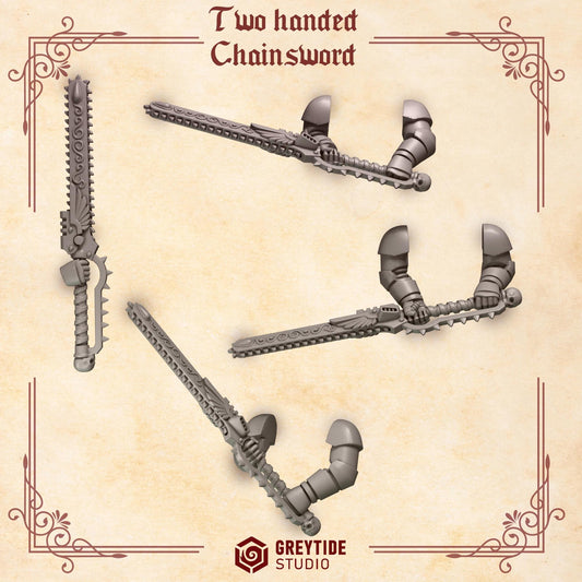 Crimson Lords Great Chain Swords (Set of 4) [Greytide Studio]