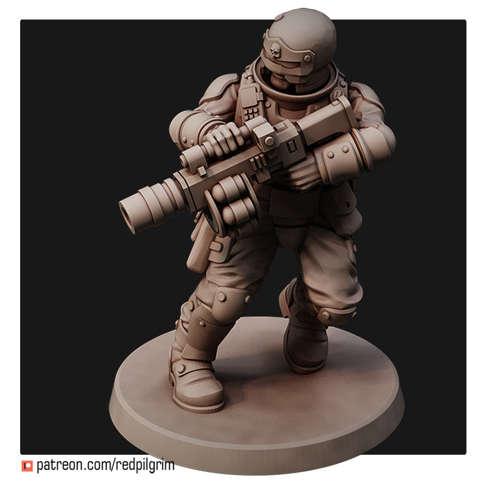 Riot Police Unit (5 Models)