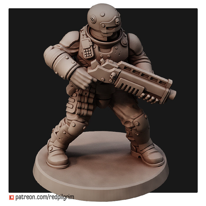 Riot Police Unit (5 Models)