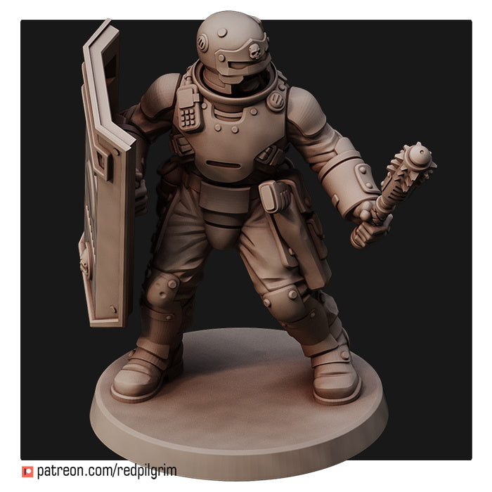 Riot Police Unit (5 Models)