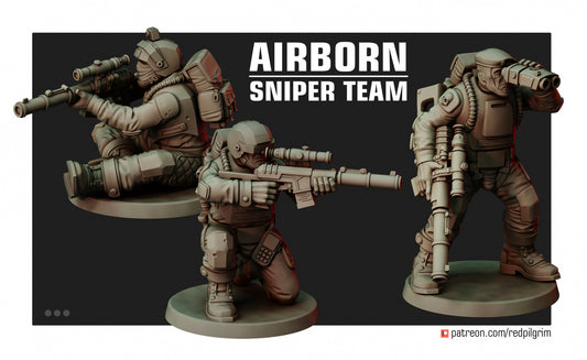 Airborn Sniper Team (3 Models)