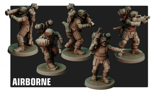 Airborne (Set of 5)