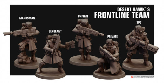 Desert Hawks Frontline Team (5 Models)