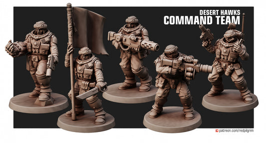 Desert Hawks Command Squad (Set of 5)
