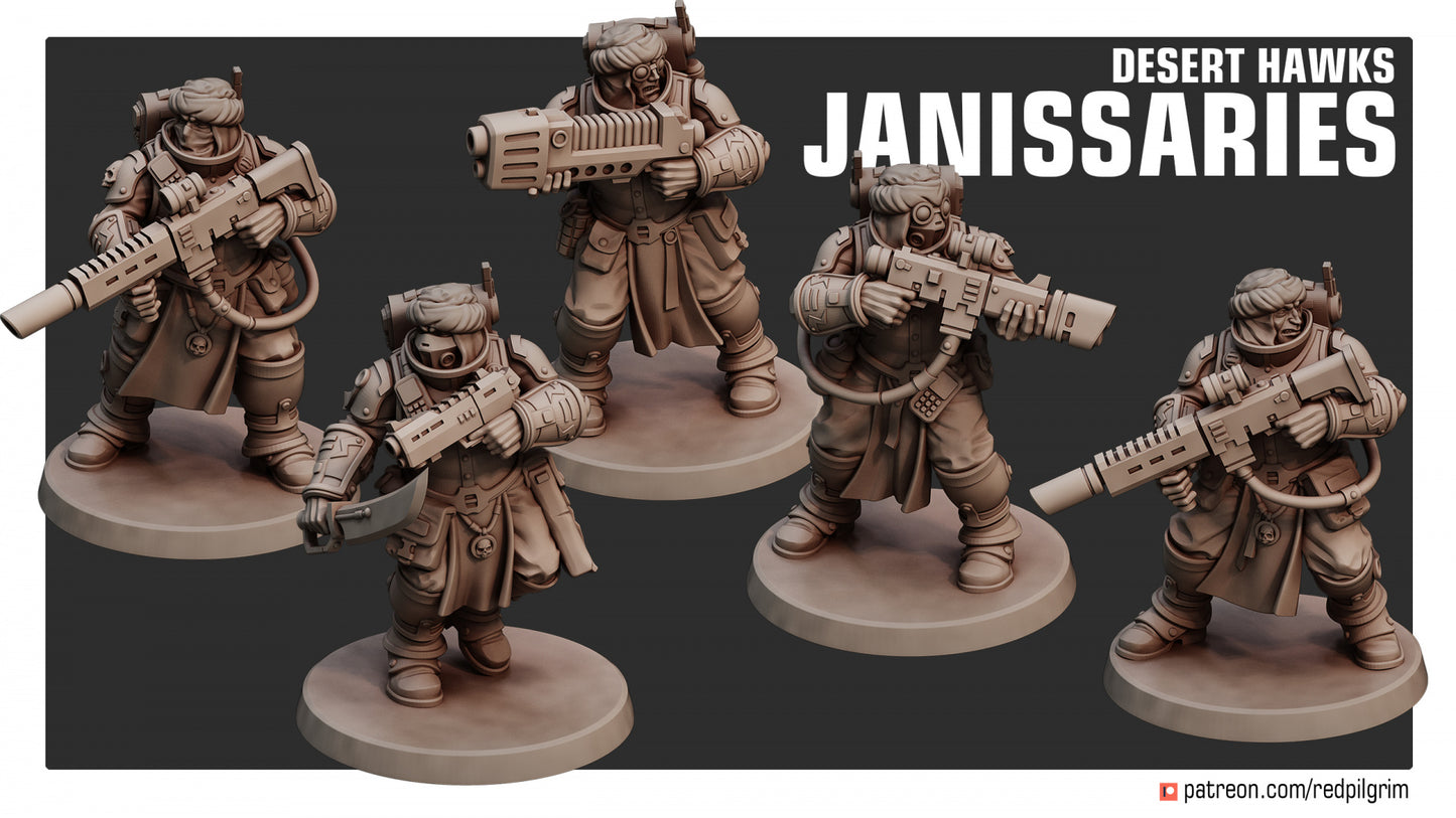 Desert Hawks Janissaries v1 (Set of 5)