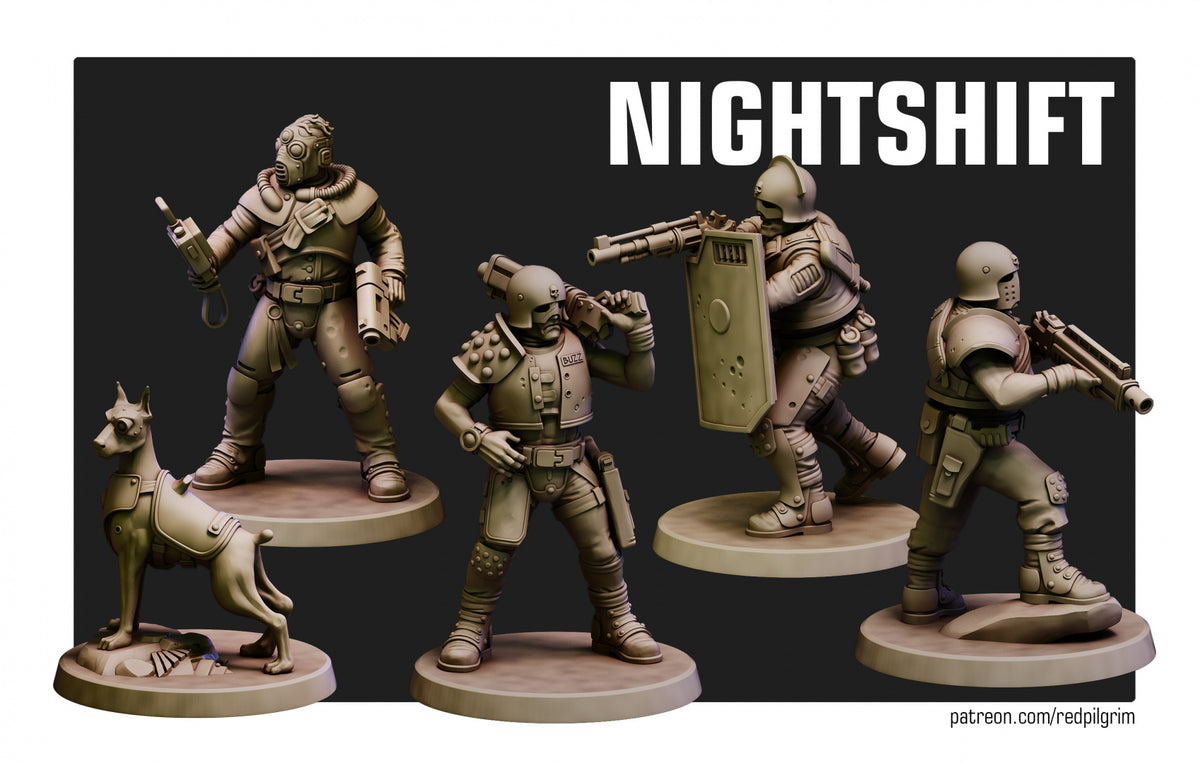 Night Shift (5 Models) – Red Rogue Studios