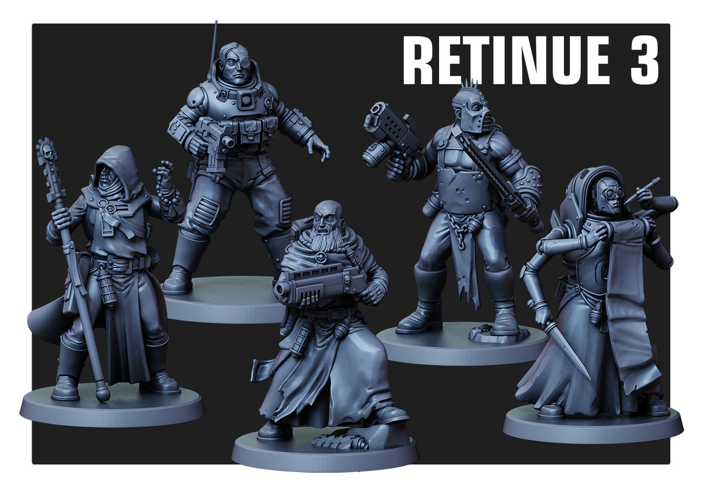 Retinue v3 (Set of 5)