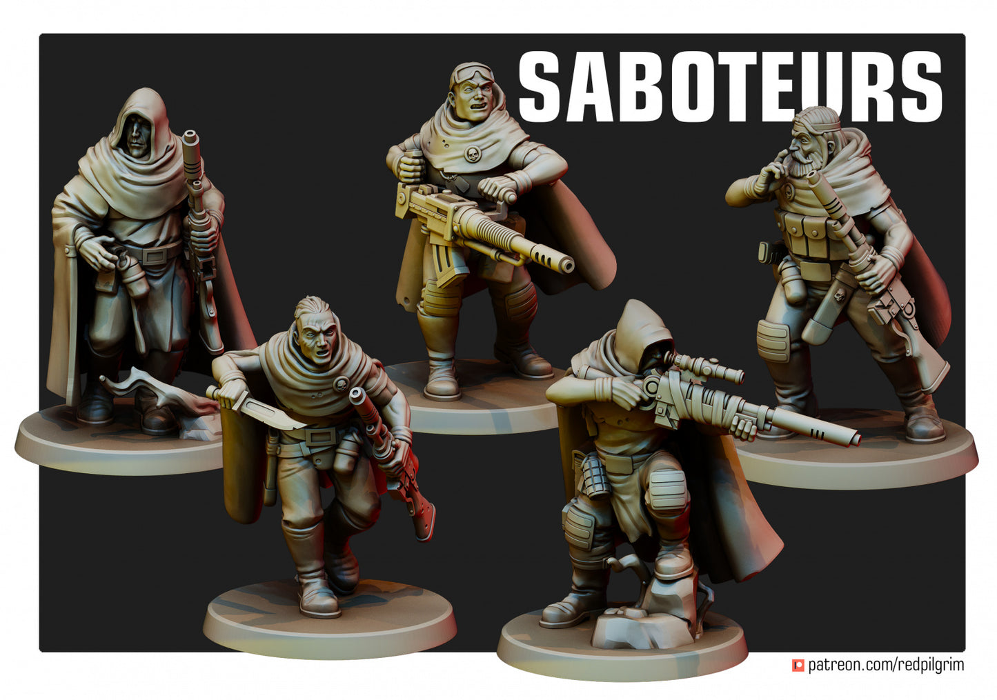 Saboteurs (Set of 5)