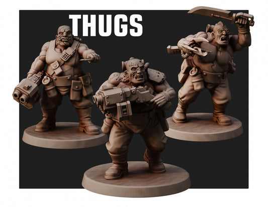 Old Thugs (Set of 3)