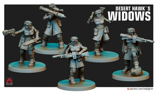 Desert Hawks Widows (Set of 5)